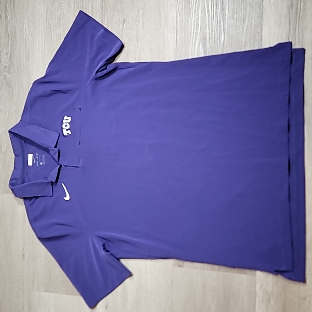 TCU Nike Onfielfd Drifit Shirt Size Large